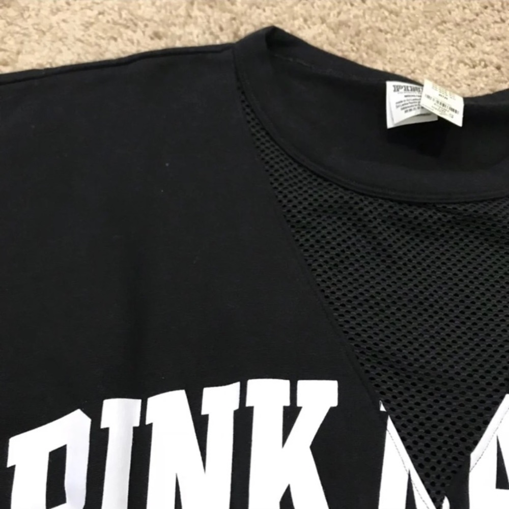✨ SOLD ✨ Pink Nation Mesh Crew - Picture 3 of 3